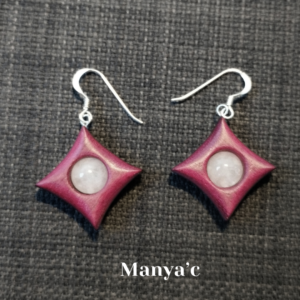 TETRA AMARANTE ET QUARTZ ROSE