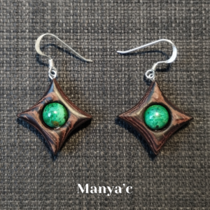 TETRA WENGÉ ET AZURITE-MALACHITE